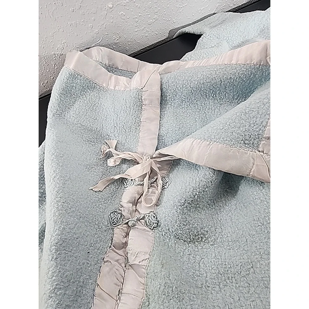 Vintage collectable 1930-1950s‎ Blue Wool baby bunting